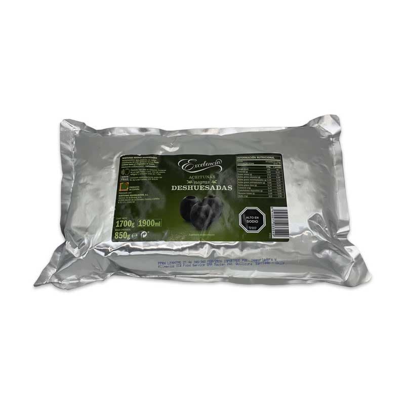ACEITUNAS NEGRAS ENTERAS DESHUESADAS